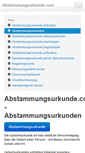 Mobile Screenshot of abstammungsurkunde.com